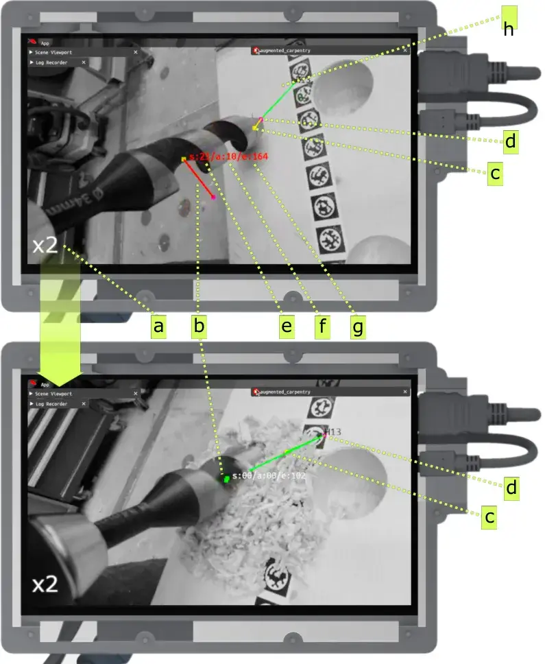 Drilling guidance interface with entry point and orientation