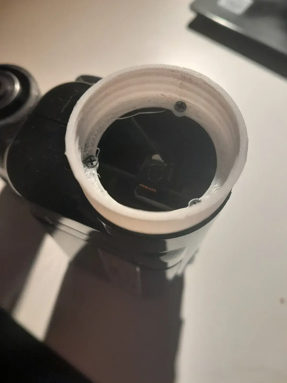 Adaptateur imprimé en 3D, plus large, conçu pour monter une optique de projecteur Super 8 sur une caméra Kmart