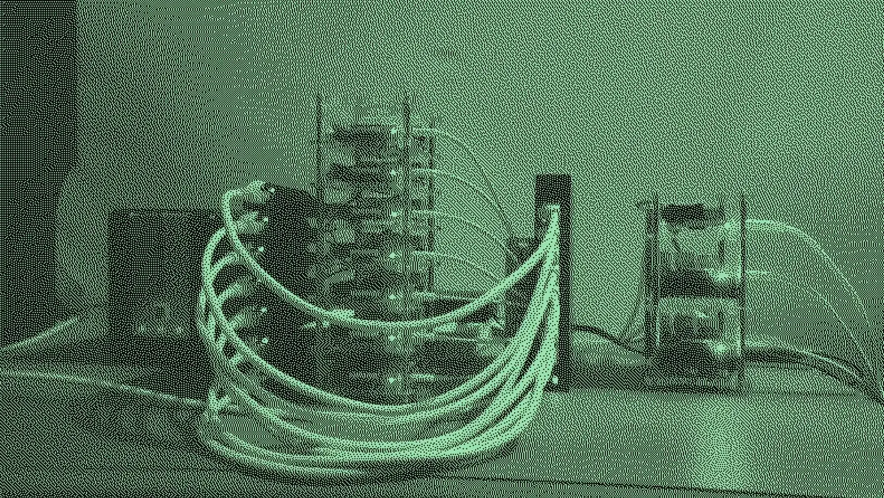 Computer and hardware used in Low-tech Lab’s self-hosting experiment