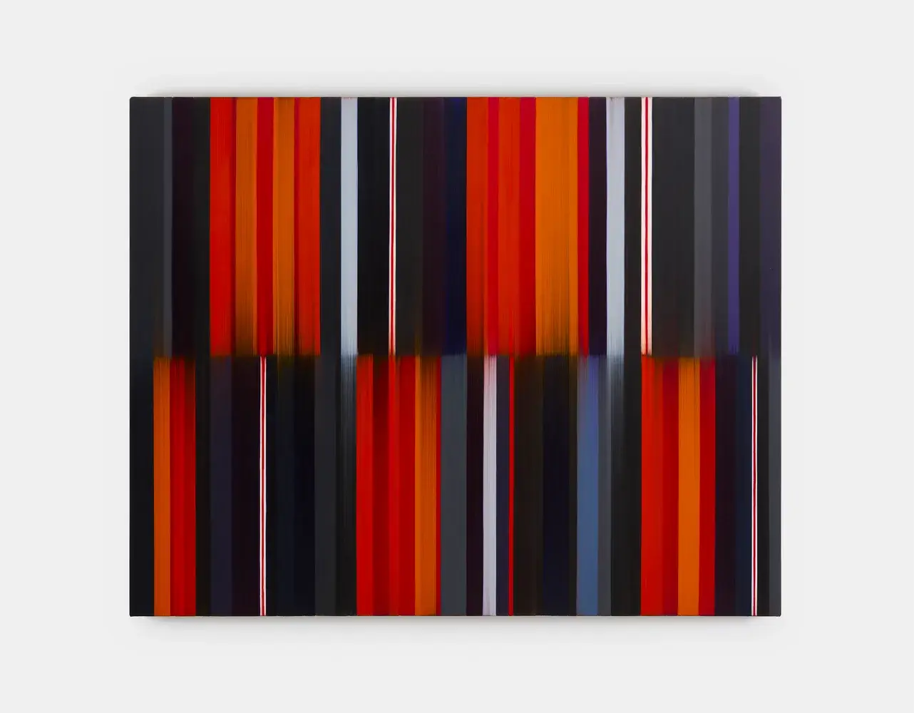 Subtonic by Mark Francis, 2024, vertical coloured bands