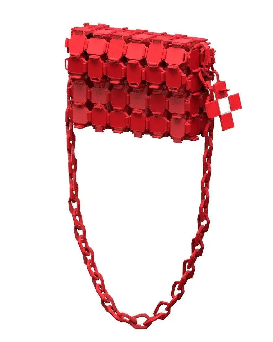 Close view of MIKU modules assembled into a flexible surface