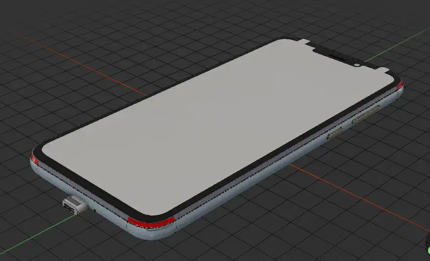 Complete PinePhone 3D model released by PINE64 with enclosure, board, battery and components visible