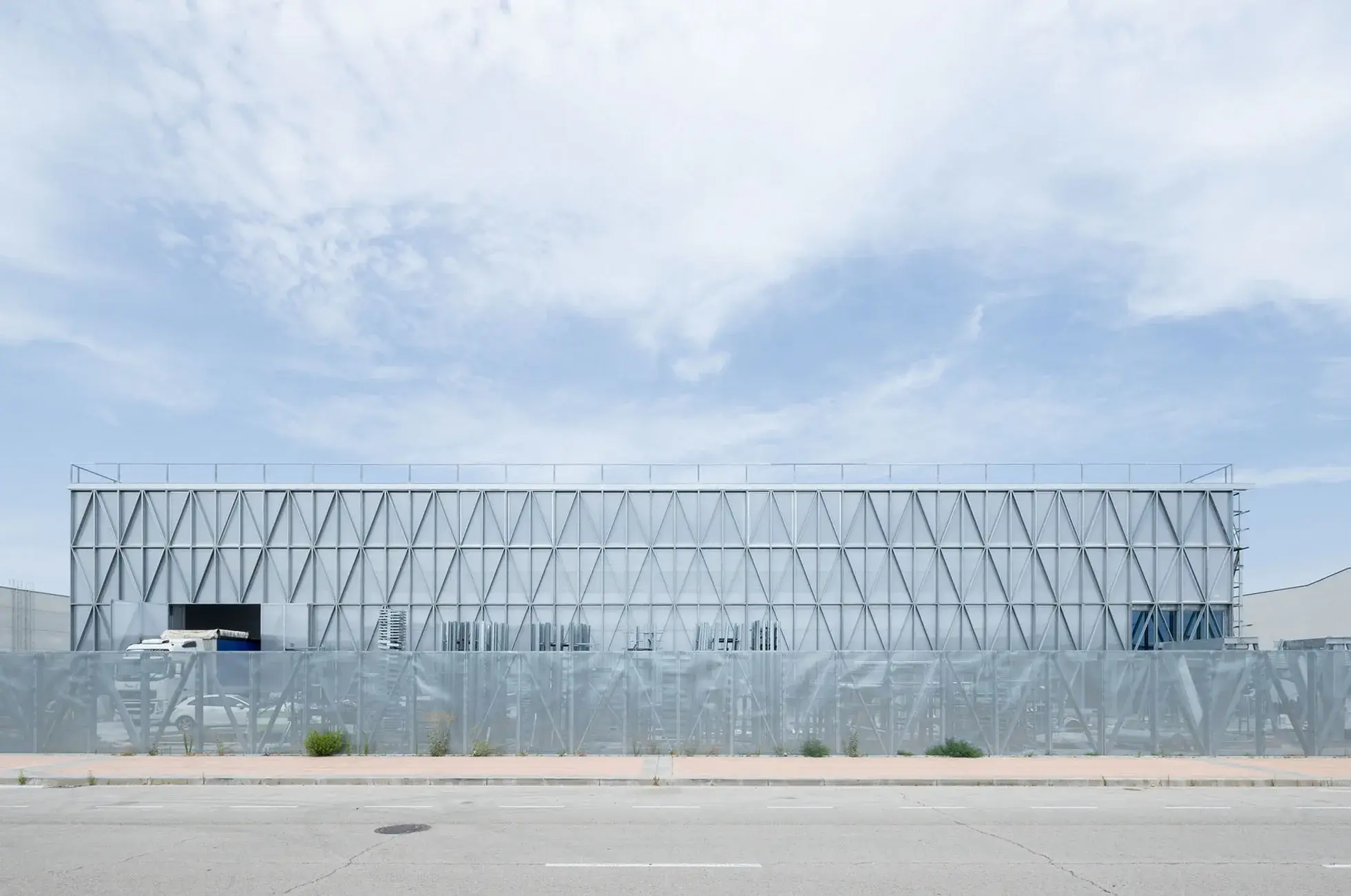 Interior of Ensamble Fabrica in Madrid, the studio's fabrication and prototyping space