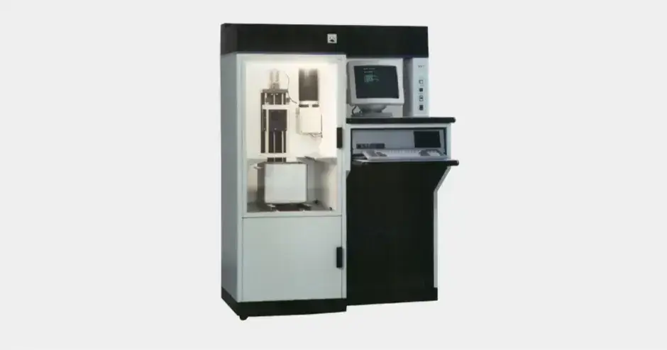 The first SLA-1 commercial 3D printer released by 3D Systems in 1987