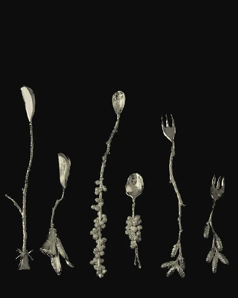 Experimental utensils from the Table Manners exhibition