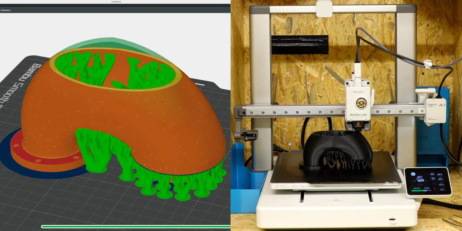 Pièces et géométries de moteur présentées sur la page OwnEnergy consacrée à l'impression 3D