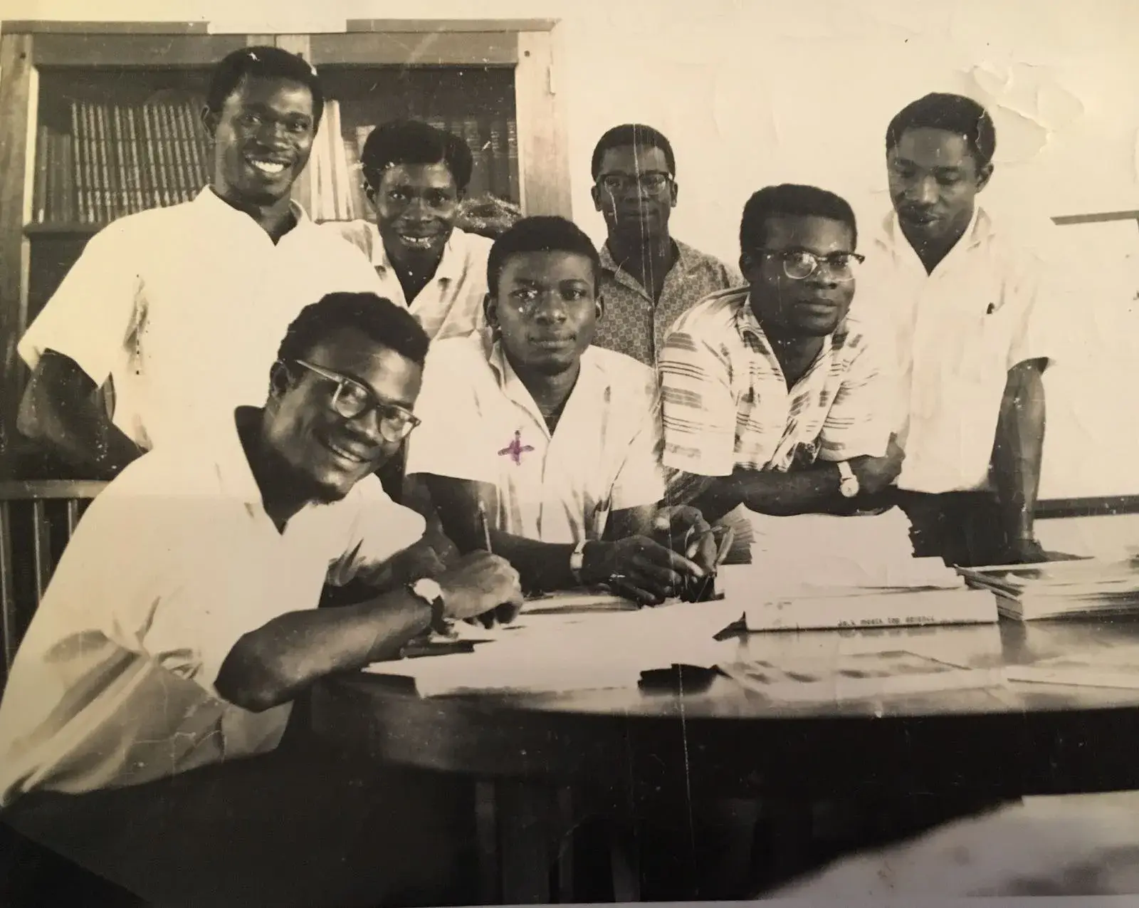 Four graduates of the Department of Tropical Architecture around 1965