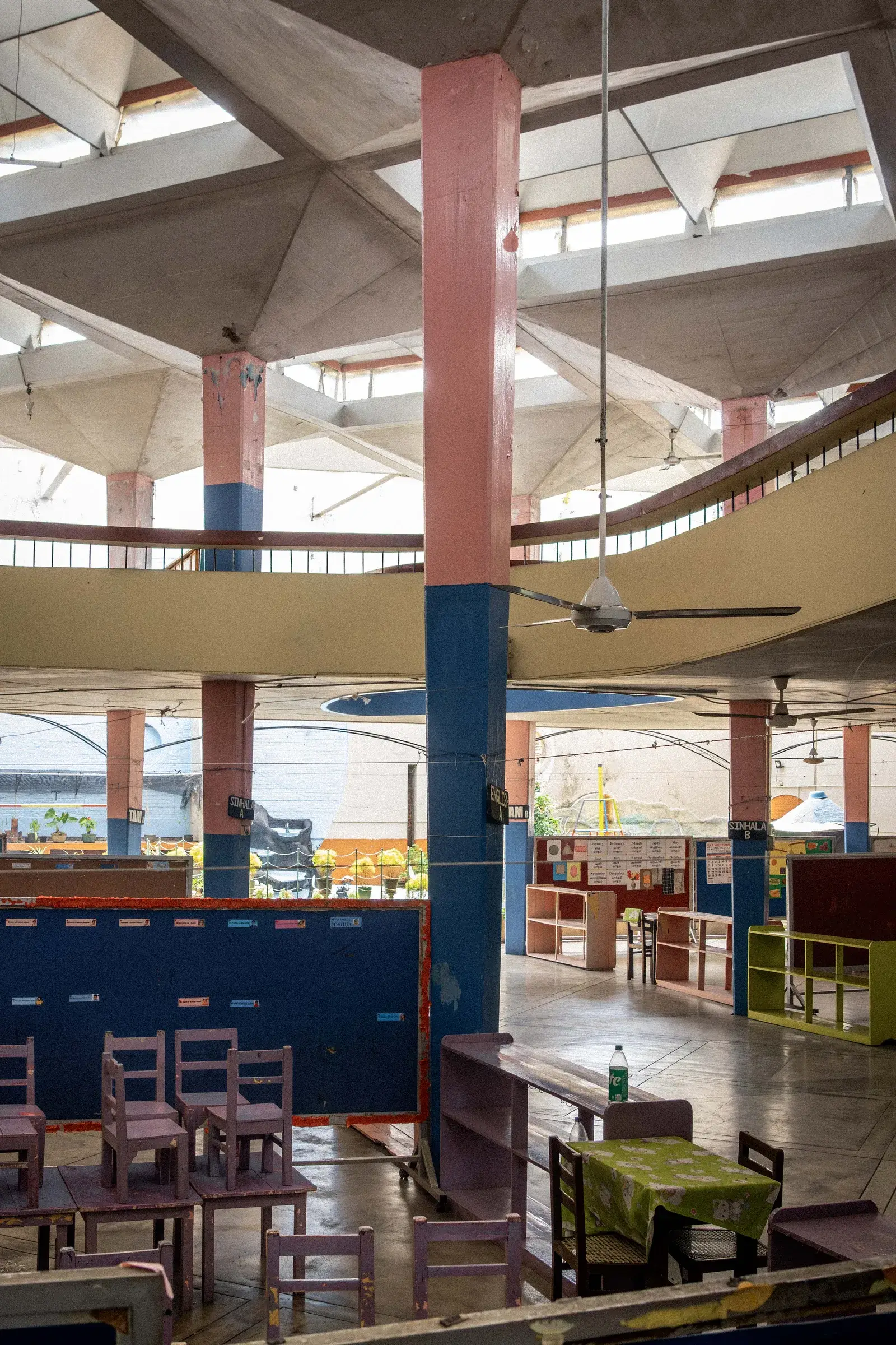 Another view of St. Anthony's Nursery School in Colombo by Valentine Gunasekara