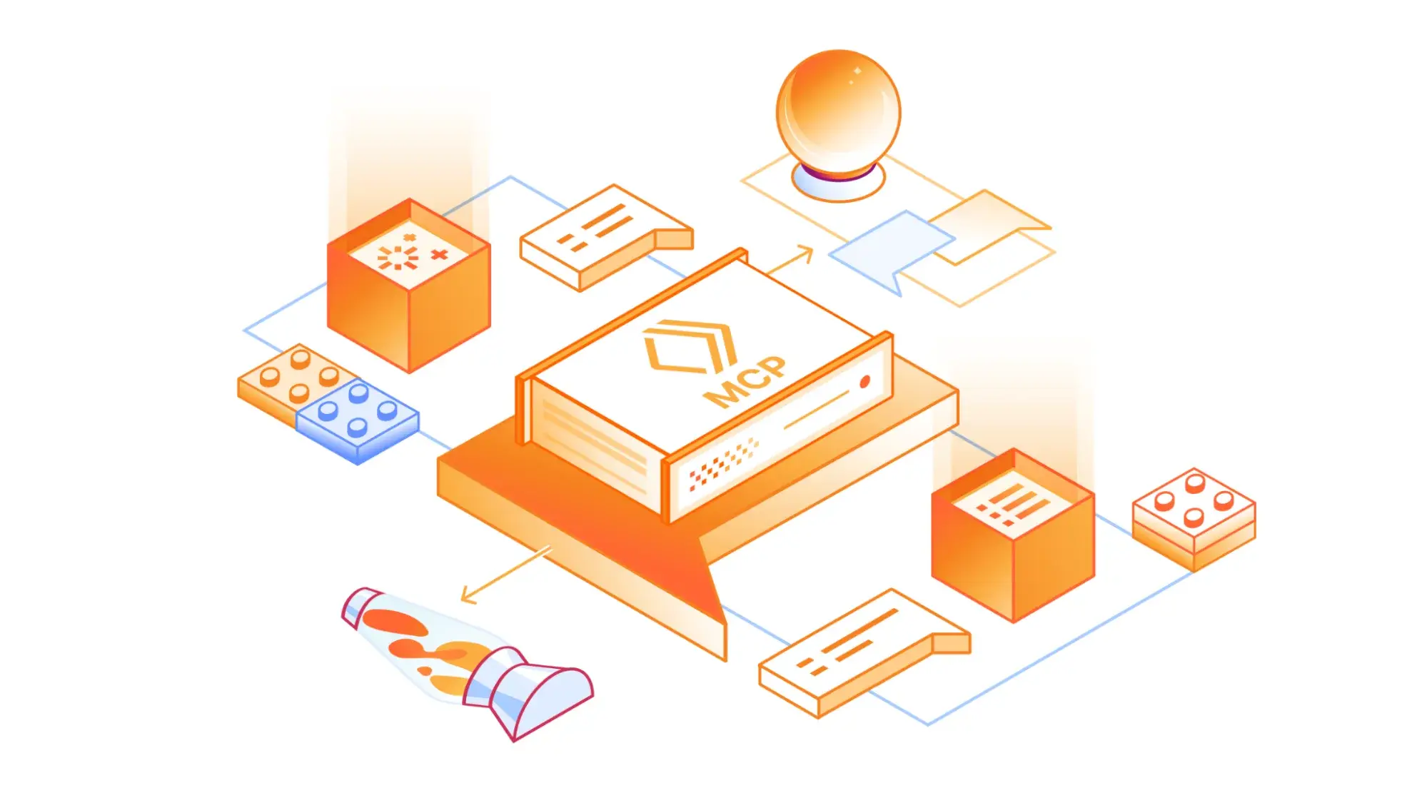 Illustration de l’annonce WebMCP de Cloudflare montrant un site web relié à des outils pour agents