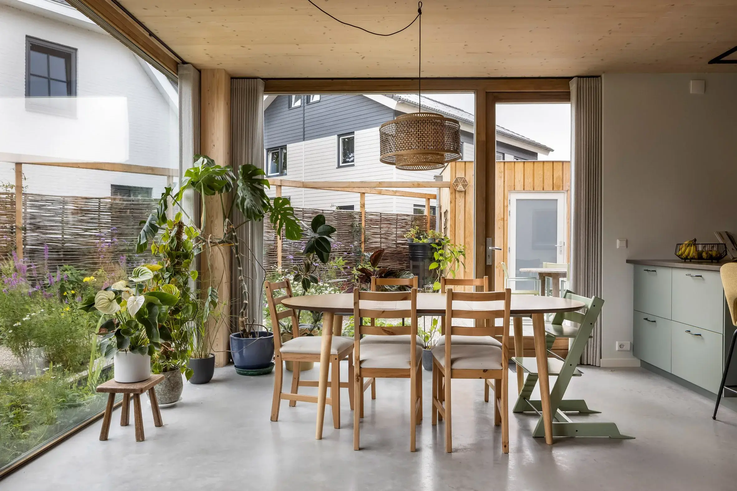 Intérieur d’une des habitations de CoHouse