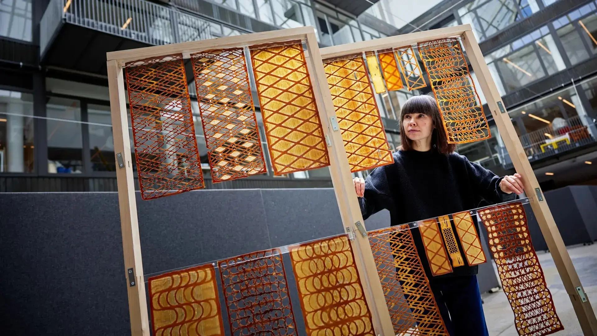 Échantillons architecturaux imprimés en 3D à partir d’un composite contenant de la levure